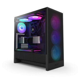 Obudowa NZXT H5 Flow (2024) RGB Tempered Glass Black