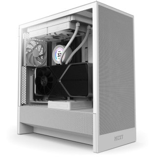 Obudowa NZXT H5 Flow (2024) Tempered Glass White