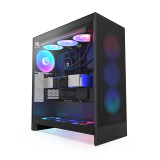 Obudowa NZXT H7 Flow (2024) RGB Tempered Glass Black