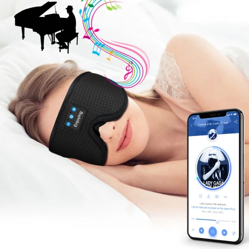 Opaska na oczy do spania z słuchawkami bluetooth