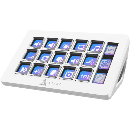 Panel streamingowy Ajazz AKP153E biały