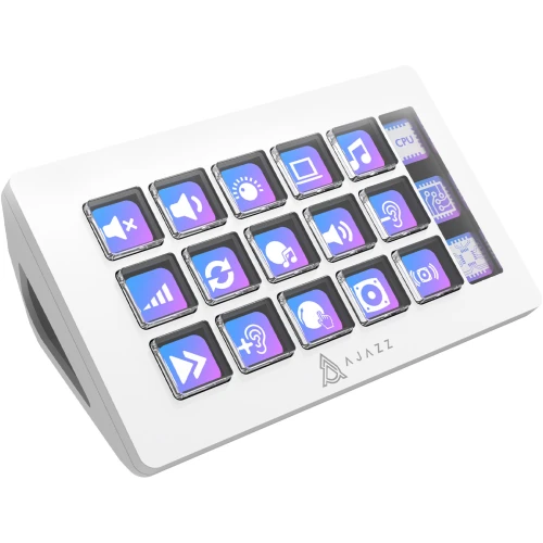 Panel streamingowy Ajazz AKP153E biały