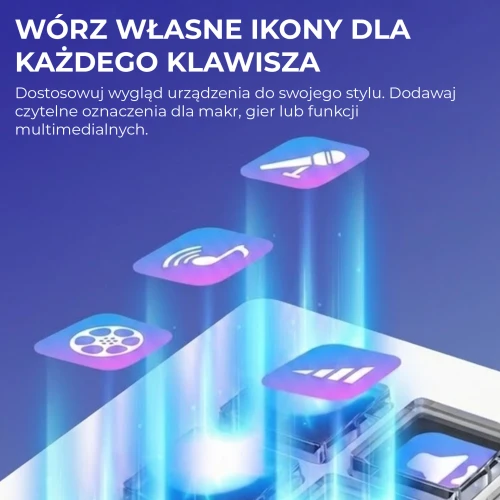 Panel streamingowy Ajazz AKP153E biały