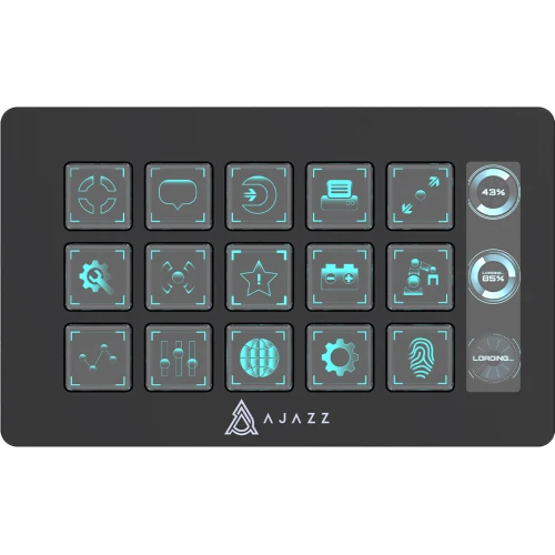 Panel streamingowy Ajazz AKP153E czarny