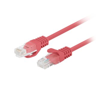 Patchcord Kat.5e Utp 20m Czerwony Fluke Passed Lanberg