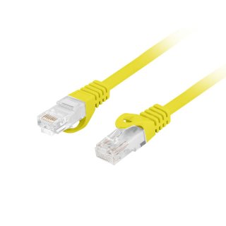 Patchcord Kat.6 Utp LSZH Cu 20m Żółty Fluke Passed Lanberg