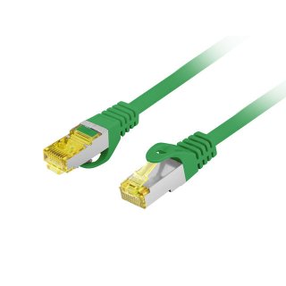 Patchcord Kat.6a S/FTP LSZH Cu 2m Zielony Fluke Passed Lanberg
