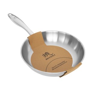Patelnia bez powłoki indukcja 24 cm Shiori 撓 Stainless Steel 304