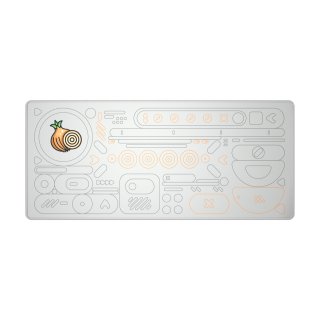 Podkładka Dark Project Onionite Light Pattern XL - 900x400mm