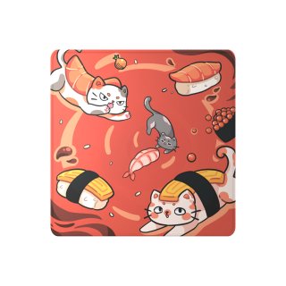 Podkładka Dark Project Sushi Cats Pro L - 490x490mm