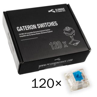 Przełączniki Glorious Gateron Blue 120szt