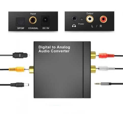 Przetwornik cyfrowo analogowy MOZOS DAC01 + kabel optyczny