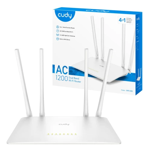 Router Cudy WR1200 WiFI 5 2,4GHz/5GHz