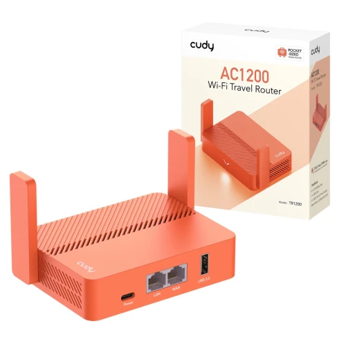 Router VPN WiFi Cudy TR1200 2.4GHz/5GHz USB, Mesh