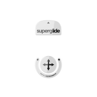 Ślizgacze Superglide do Logitech G Pro X Superlight Szklane - White