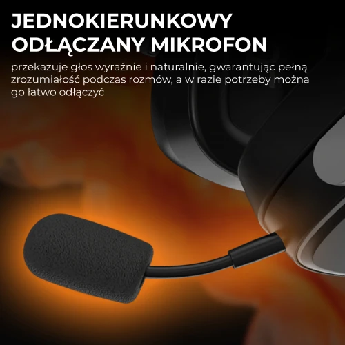 Słuchawki Ajazz AHM09 MAX bezprzewodowe czarne