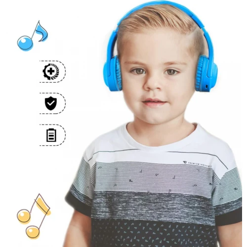 Słuchawki Bezprzewodowe Picun E3 BT 5.0 Niebieskie