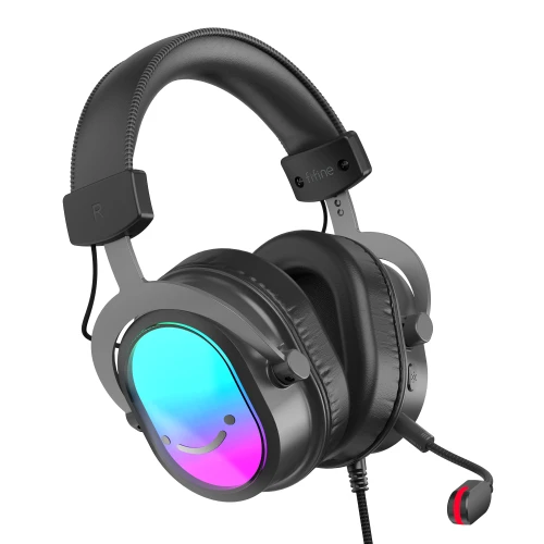 Słuchawki Fifine H16 USB 7.1 RGB Black