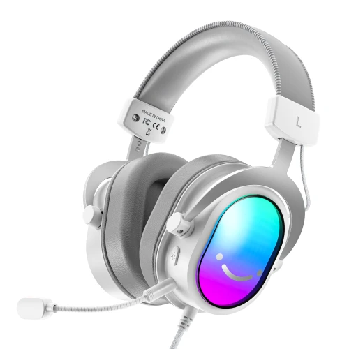 Słuchawki Fifine H16W USB 7.1 RGB White