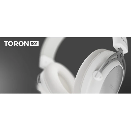 Słuchawki Genesis Toron 301 z mikrofonem Białe