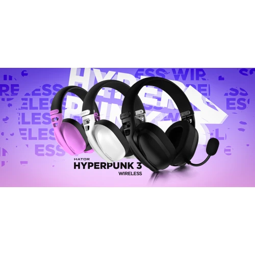Słuchawki HATOR HYPERPUNK 3 Wireless Cyber Violet
