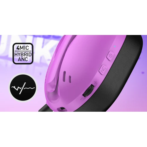 Słuchawki HATOR HYPERPUNK 3 Wireless Cyber Violet