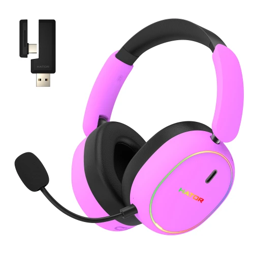 Słuchawki HATOR PHOENIX 2 Wireless Cyber Violet