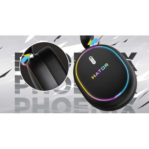 Słuchawki HATOR PHOENIX 2 Wireless Cyber Violet