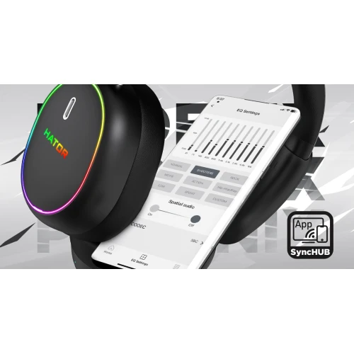 Słuchawki HATOR PHOENIX 2 Wireless Cyber Violet
