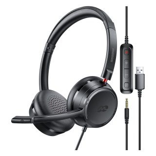 Słuchawki MOZOS KL201 z mikrofonem USB