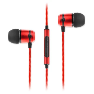 Słuchawki SoundMagic E50C Black-Red