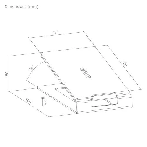 Statywy biurkowe do głośników MOZOS MSK7 Black - 2szt