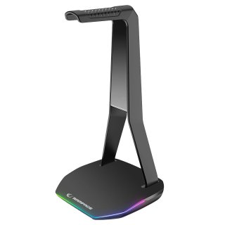 Stojak na słuchawki Rampage Tower T14 RGB HUB USB