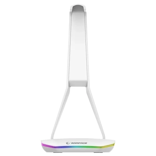 Stojak na słuchawki Rampage Tower T14 RGB  HUB USB White