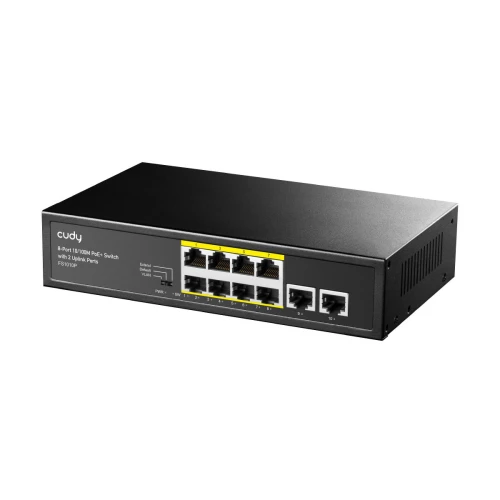 Switch Cudy FS1010P Przełącznik sieciowy 8-portowy PoE+ 120W