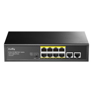 Switch Cudy FS1010PG Przełącznik sieciowy 8-portowy PoE+ 120W