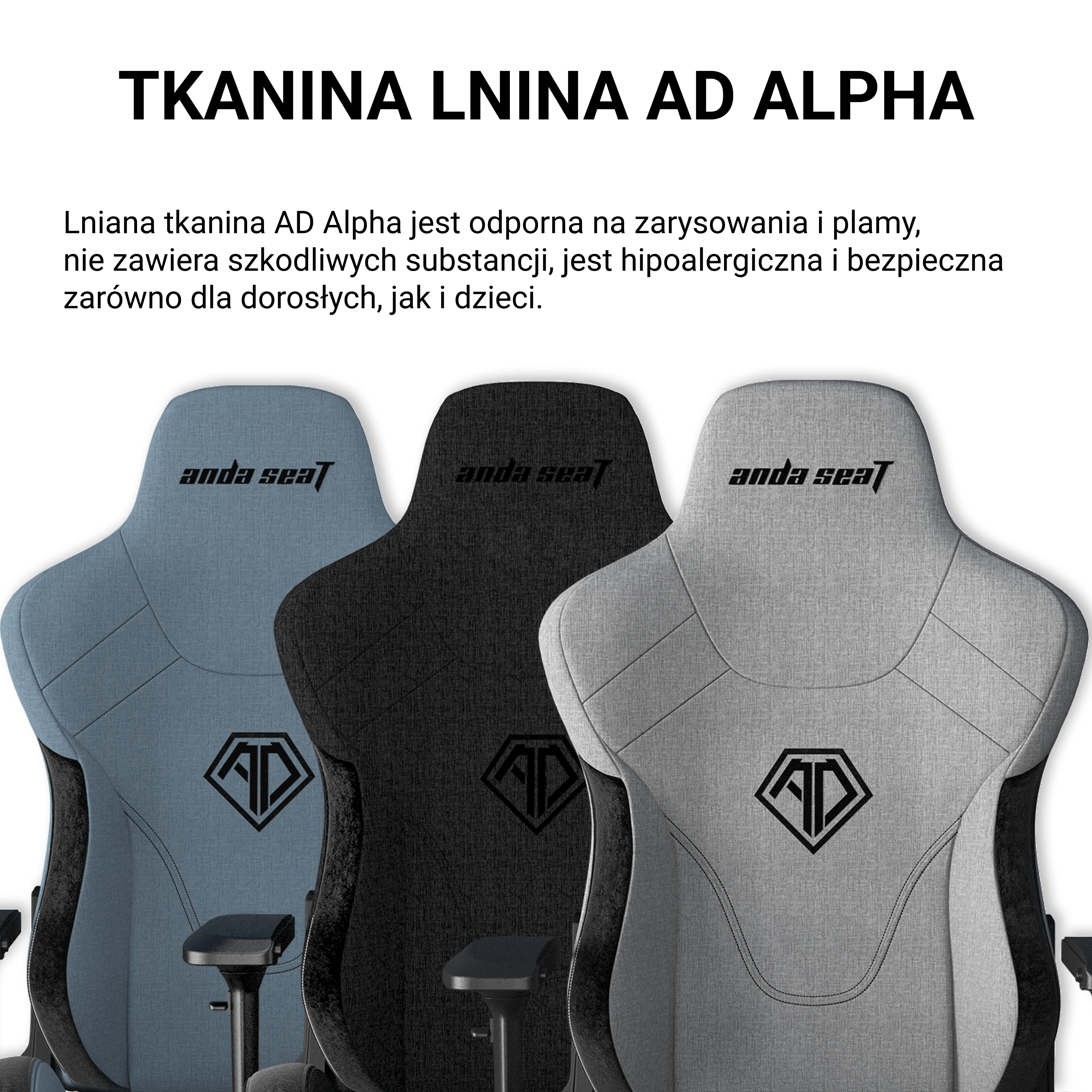 Tkanina lniana AD Alpha Anda Seat T-Pro 2 XL