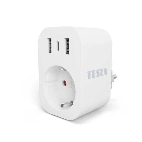 Tesla listwa zasilająca 4 gniazda 2xUSB-A 1xUSB-C