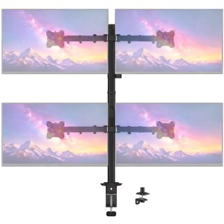Uchwyt biurkowy do 4 monitorów 17″-32″ MOZOS MS04 VESA