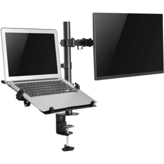 Uchwyt biurkowy na monitor i laptop MOZOS DS-LM 2w1