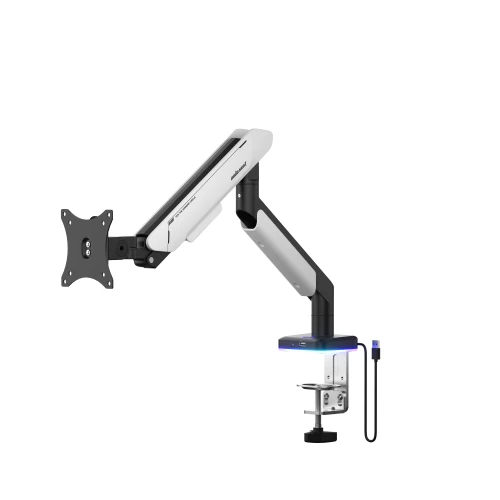 Uchwyt do monitora Anda Seat Stealth II Pro RGB 17-42" Biały