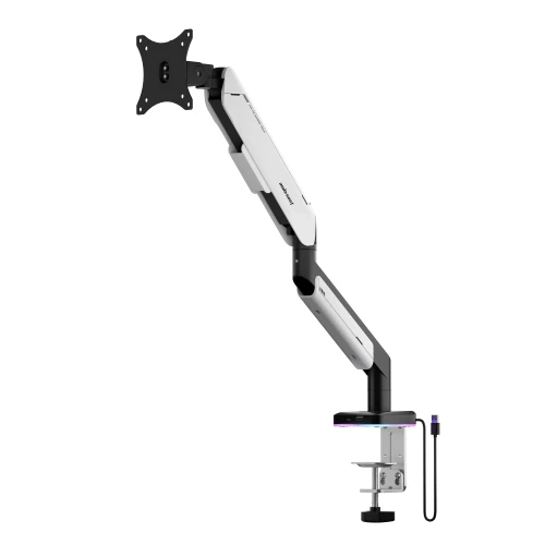 Uchwyt do monitora Anda Seat Stealth II Pro RGB 17-42" Biały