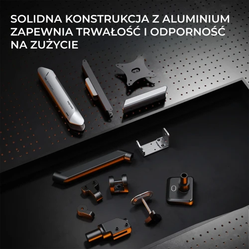 Uchwyt do monitora Anda Seat Stealth II Pro RGB 17-42" Biały