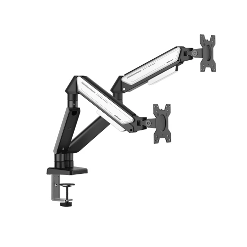 Uchwyt do monitora podwójny Anda Seat Stealth II Duo 17-32" Czarno-Biały