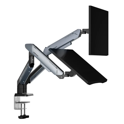 Uchwyt do monitora podwójny Anda Seat Stealth Pro II Duo 17-42" Titanium