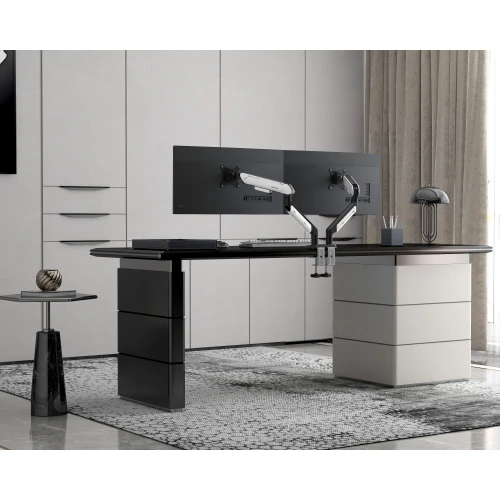 Uchwyt do monitora podwójny Anda Seat Stealth Pro II Duo 17-42" Czarno-Biały