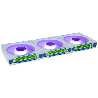 Wentylator Lian Li UNI FAN SL-INF Wireless ARGB PWM White - 120mm 3-pack z kontrolerem