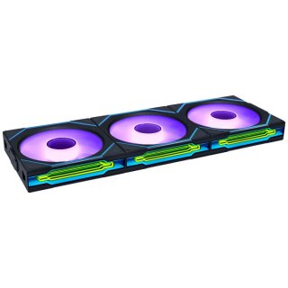 Wentylator Lian Li UNI FAN SL-INF Wireless ARGB PWM Black - 120mm 3-pack z kontrolerem