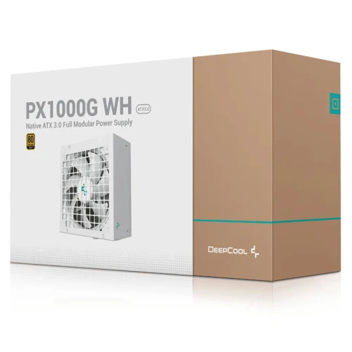 Zasilacz DeepCool PX1000G 1000W 80 Plus Gold ATX 3.0 PCIe 5.0 – White