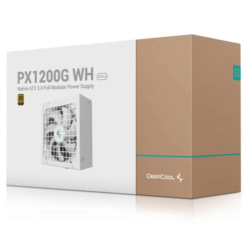 Zasilacz DeepCool PX1200G 1200W 80 Plus Gold ATX 3.0 PCIe 5.0 – White